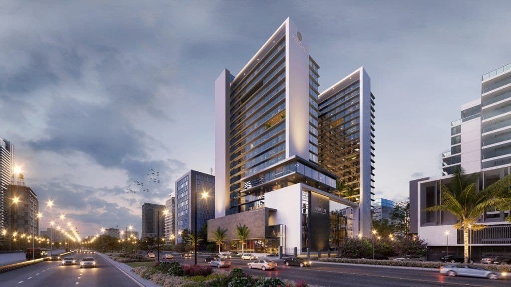 Dusk view of a Top City-1 property